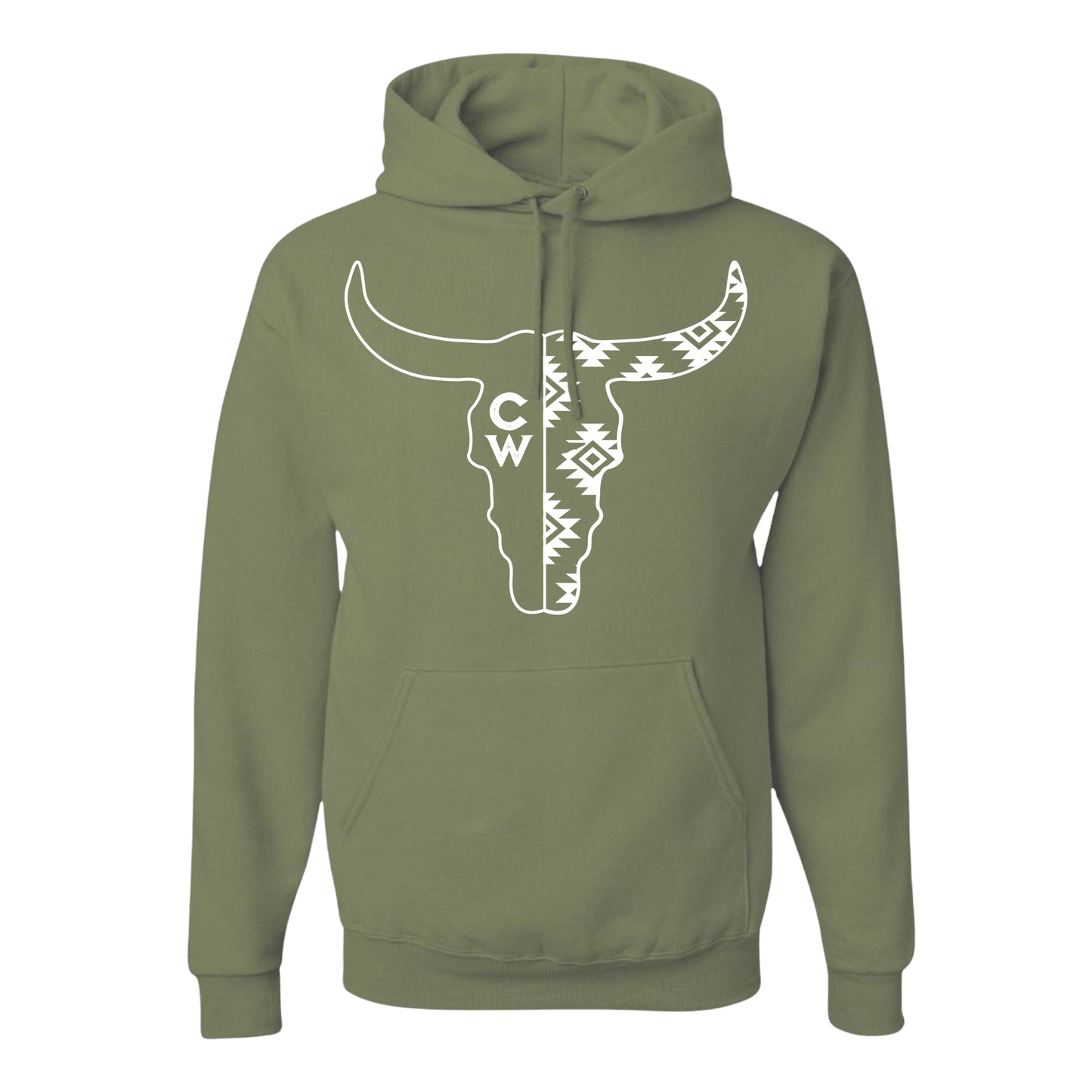CW STEER HOODIE ARMY GREEN