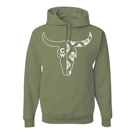 CW STEER HOODIE ARMY GREEN