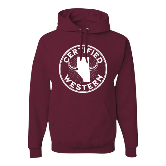 CW HOODIE MAROON
