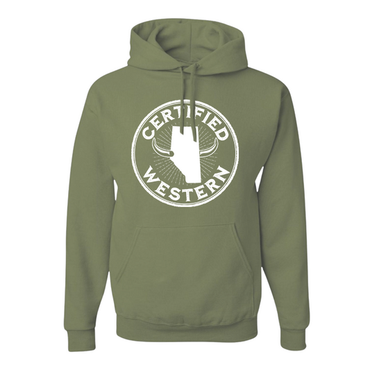 CW HOODIE ARMY GREEN